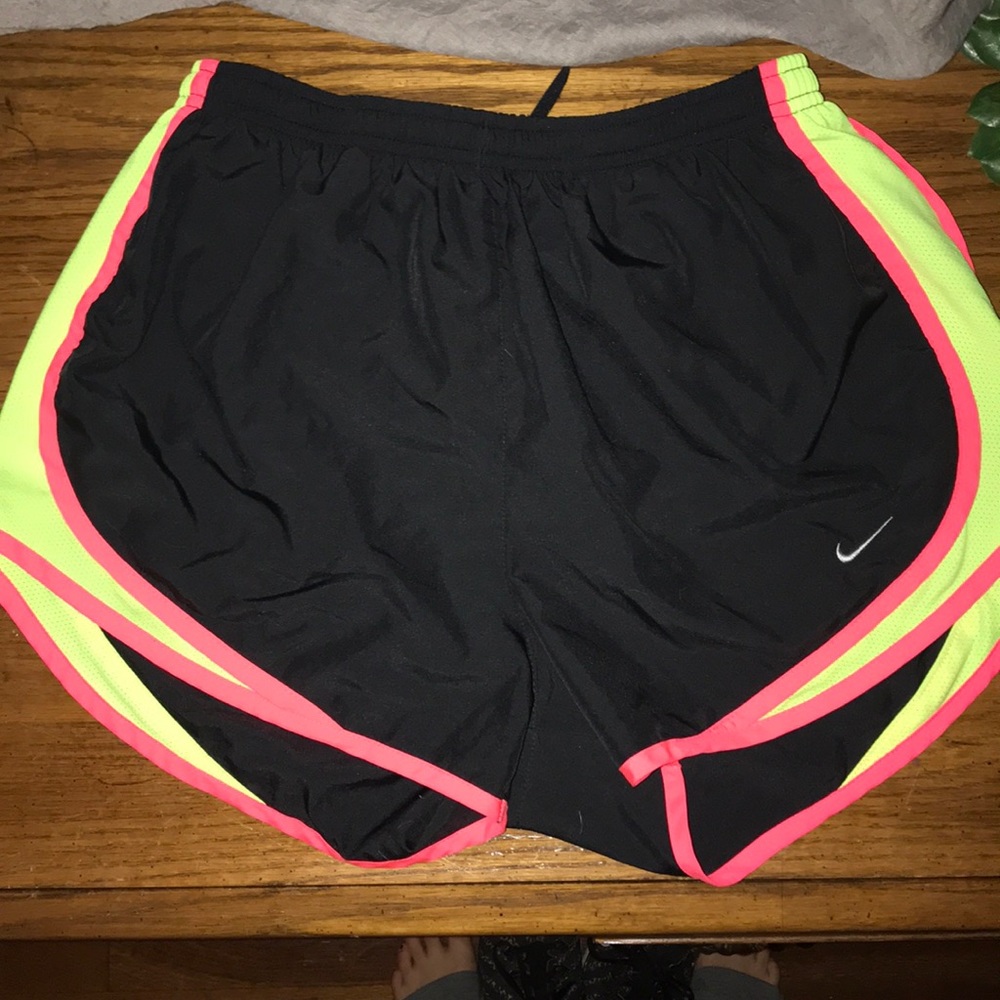 Neon Nike shorts